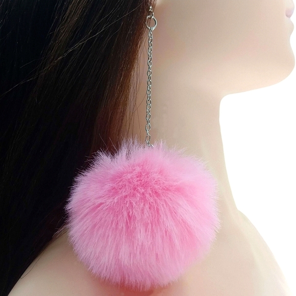 Jewelry - Pom Pom Drop Earrings